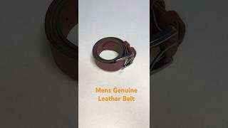 Mens Genuine Leather Belt #leathercraft #leatherbelt #leathergoods #leather #leatherbag