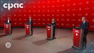 Federal Liberal leadership candidates take part in English-language debate – February 25, 2025