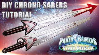 *english* DIY POWER RANGERS CHRONO SABERS / TIME FORCE TUTORIAL