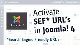 How to enable  SEF Url's in Joomla 4!