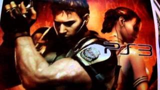 PS3 Screen Protector Resident Evil 5 (Виниловая наклейка) (PaulDeHARD)