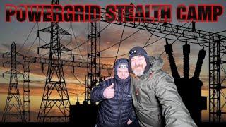 STEALTH CAMPING BEHIND POWERGRID WITH LITTLE MICK