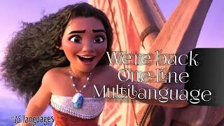 Moana 2 - We're Back (One-Line Multilanguage) 16 versions