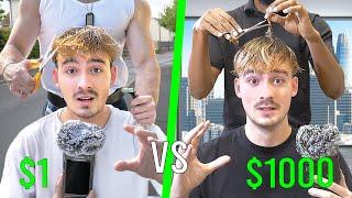 $1 Barbershop Haircut VS $1000 Barbershop Haircut [ASMR]