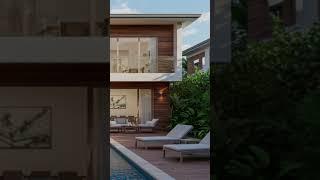 Poolside Luxury Retreat #dreamhome #home #elegantkitchen #modernhomedesign #homedecor #eleganthomes