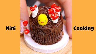 Cute Miniature Chocolate Cake Decorating #shorts