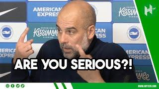 ARE YOU SERIOUS?! I NEED TO WIN ONE GAME! Pep loses FOUR matches in a row | Brighton 2-1 Man City