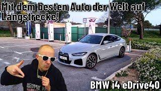 Live mit dem besten Auto der Welt auf Langstrecke: BMW i4 eDrive40 - Zurück vom Medientag München