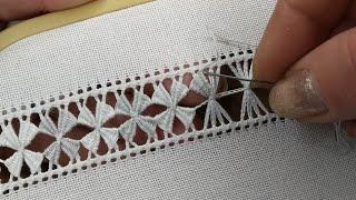 Як виконати мережку | Закріпка нитки| Hand embroidery|