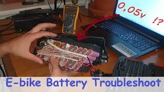 36v E bike Battery NOT Charging - Repair -  Li Ion 18650 Dead cells - DIY