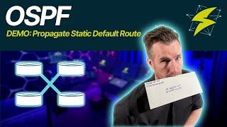 CCNA WANs 6-8: DEMO: Propagate Static Default Route