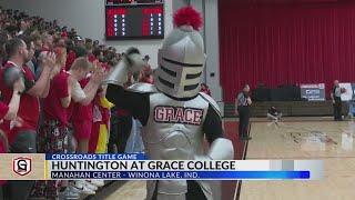 Grace tops Huntington 80-72 to win fourth straight Crossroads League tournament title