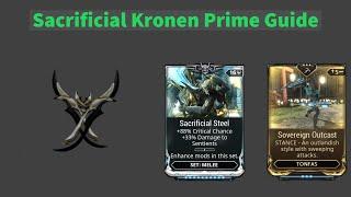 Warframe Guide: Sacrificial Kronen Prime Build with a Riven