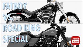 2024 Fatboy vs. 2024 Road King Special