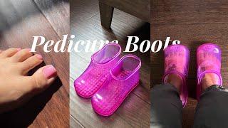 PEDICURE BOOTS?!  Sandal Ready Toes + Nail Art 