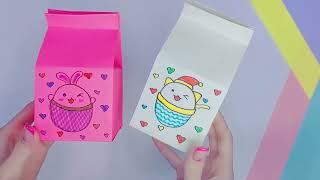 DIY|A big candy box|origami paper|Большая коробка конфет