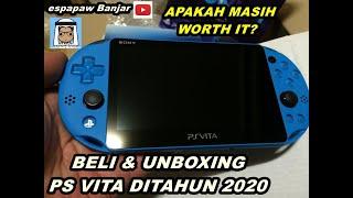 Unboxing PS Vita Slim Aqua Blue 2020! - INDONESIA