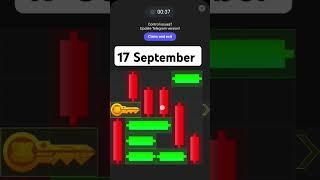 Key 59! 17September how to solve mini game PUZZLE in hamster Kombat (100%) !!17September mini game