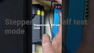 #retrofitting #cnc #steppermotor self test mode