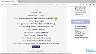Eclipse Package Download on Windows 32 bit
