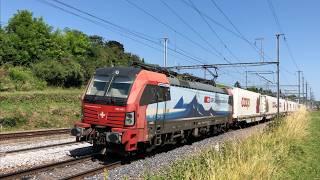 Trafic ferroviaire à Auvernier Partie 1 (et à Neuchâtel)