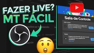 Como Fazer LIVE NO YOUTUBE Pelo PC Usando OBS | Transmissão Ao Vivo Com Chave [Método 2]