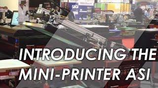 Mini-Printer ASI Automatic Screen Printing Press in Action