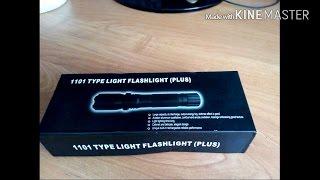 обзор фонаря-электрошокера(police 1101 type light flashlight plus)