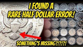 I FOUND A RARE HALF DOLLAR HUNTING $2000 IN HALF DOLLARS