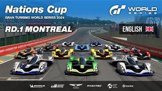 [English] GT World Series 2024 | Round 1 - Montreal | Nations Cup