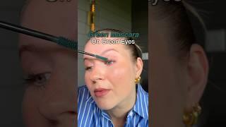 Green Mascara on Green Eyes | Milabu