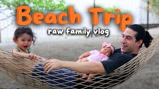 MILAD & MILANA'S Beach Trip ️ | sand playing, ice cream, relaxing