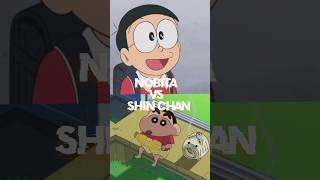 Nobita vs shinchan skill battle (Dorachan) #shorts #shinchan #nobita #comparison #edit