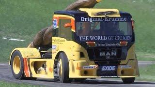 Hillclimb Truck Racing, 1400 HP and 5800 NM, Racetruck powerslide no Drift, Bergrennen Reitnau 2015