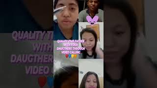 ADVANCED WORLD CONNECTS YOU-YOUR BELOVED PEOPLE EVEN IF FAR AWAY #qualitytime #fatherdaughter #army