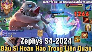 Zephys S4-2024 Liên Quân Mobile | Cách Chơi, Lên Đồ, Phù Hiệu, Bảng Ngọc Cho Zephys S4 2024 Đi Rừng