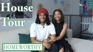 HOUSE TOUR | A Colorful NYC Apartment For Two | Renter-Friendly Storage Tips