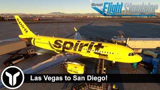 [MSFS] Las Vegas to San Diego - A320 Neo | MrYorkiesWorld