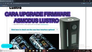 Cara Upgrade Firmware Asmodus Lustro