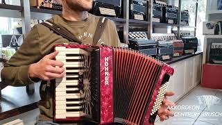 Hohner Bravo II 48 Silent Key gebraucht gestimmt Klangprobe Akkordeon/Accordion