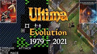 Evolution of Ultima (1979 - 2021) Ultima main series comparison history - retro RPG PC DOS Apple