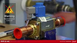 Danfoss EVR 32 and EVR 40 solenoid valve: How to service, repair, and clean