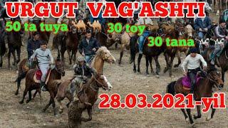 URGUT VAG'ASHTI ULOQ KUPKARISI 1 qism  28 03 2021 УРГУТ ВАГАШТИ УЛОК КУПКАРИСИ 1 кисм