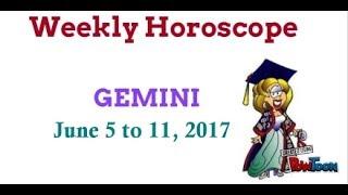 Gemini Weekly Horoscope - June 5 to 11, 2017. Astrology forecast 5th to 11th June 2017 for Gemini