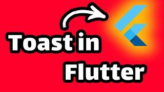 show toast in flutter | flutter tutorial from scratrch for beginner