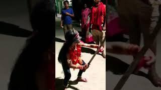 Chhotu Kali nach charak Puja #kali #kalinach #maa