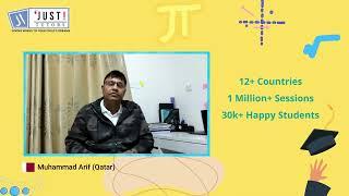 JustTutors Review | "Math's no longer a challenge" - Muhammad Arif | Parent Testimonials