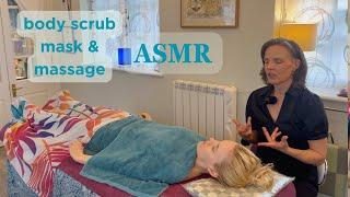 ASMR Body Brush, Scrub, Mask and Creme Massage @asmr_beauty with Stunning Sounds. Unintentional ASMR