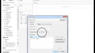 How to create a parameter control to sort by dimension in Tableau