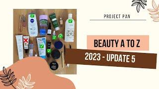 Beauty A to Z - Project Pan - Update 5